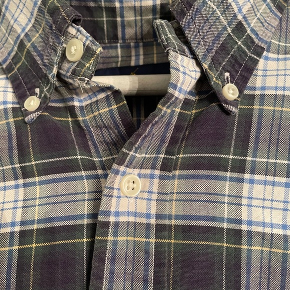 POLO Ralph Lauren Men's Gordon Tartan Oxford Cloth Button Down Shirt - Sz L - Picture 2 of 5